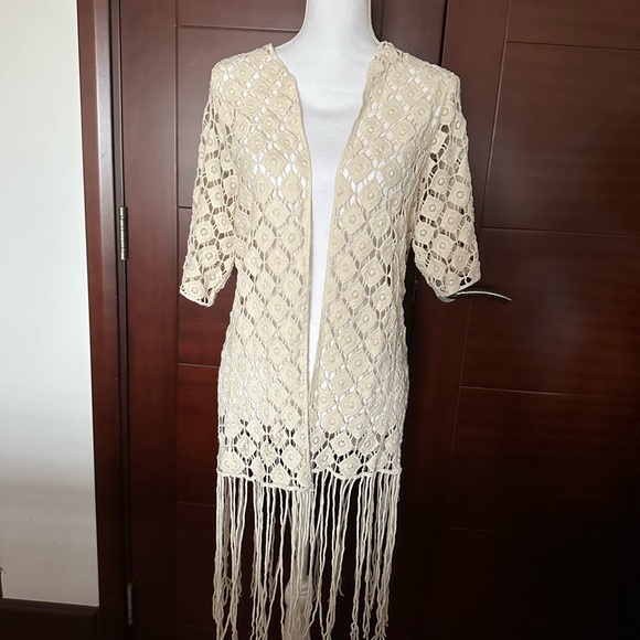 Raj Other - Raj crochet cover up or cardigan nwt